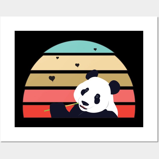 Panda bear Wall Art by dddesign